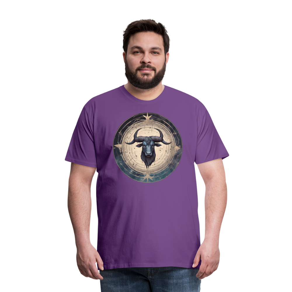 Men's Mythical Taurus Premium T-Shirt - purple