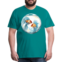 Thumbnail for Men's Mythical Pisces Premium T-Shirt - teal