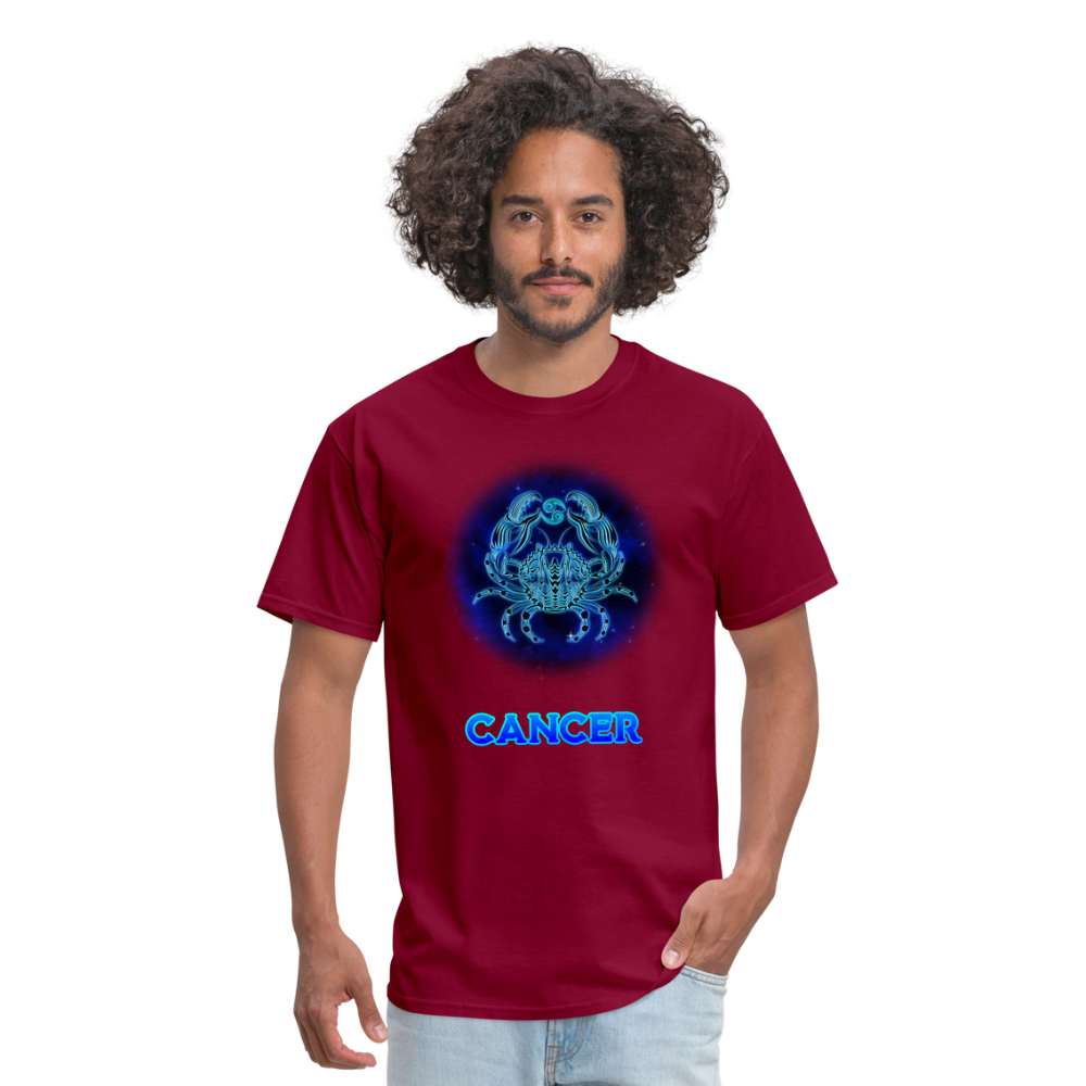 Men's Stellar Cancer Classic T-Shirt - burgundy