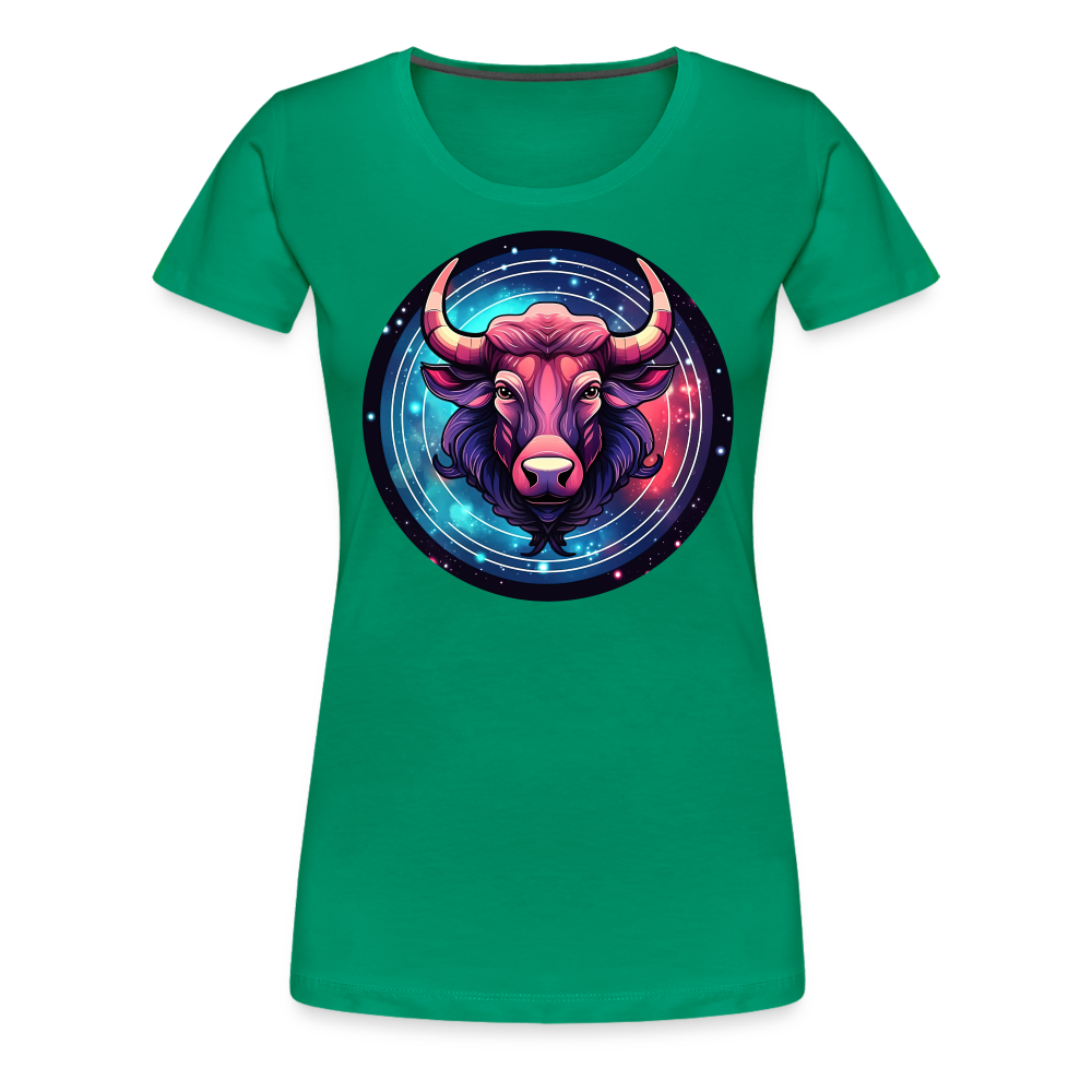 Women’s Mystic Taurus Premium T-Shirt - kelly green