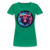 Thumbnail for Women’s Mystic Taurus Premium T-Shirt - kelly green