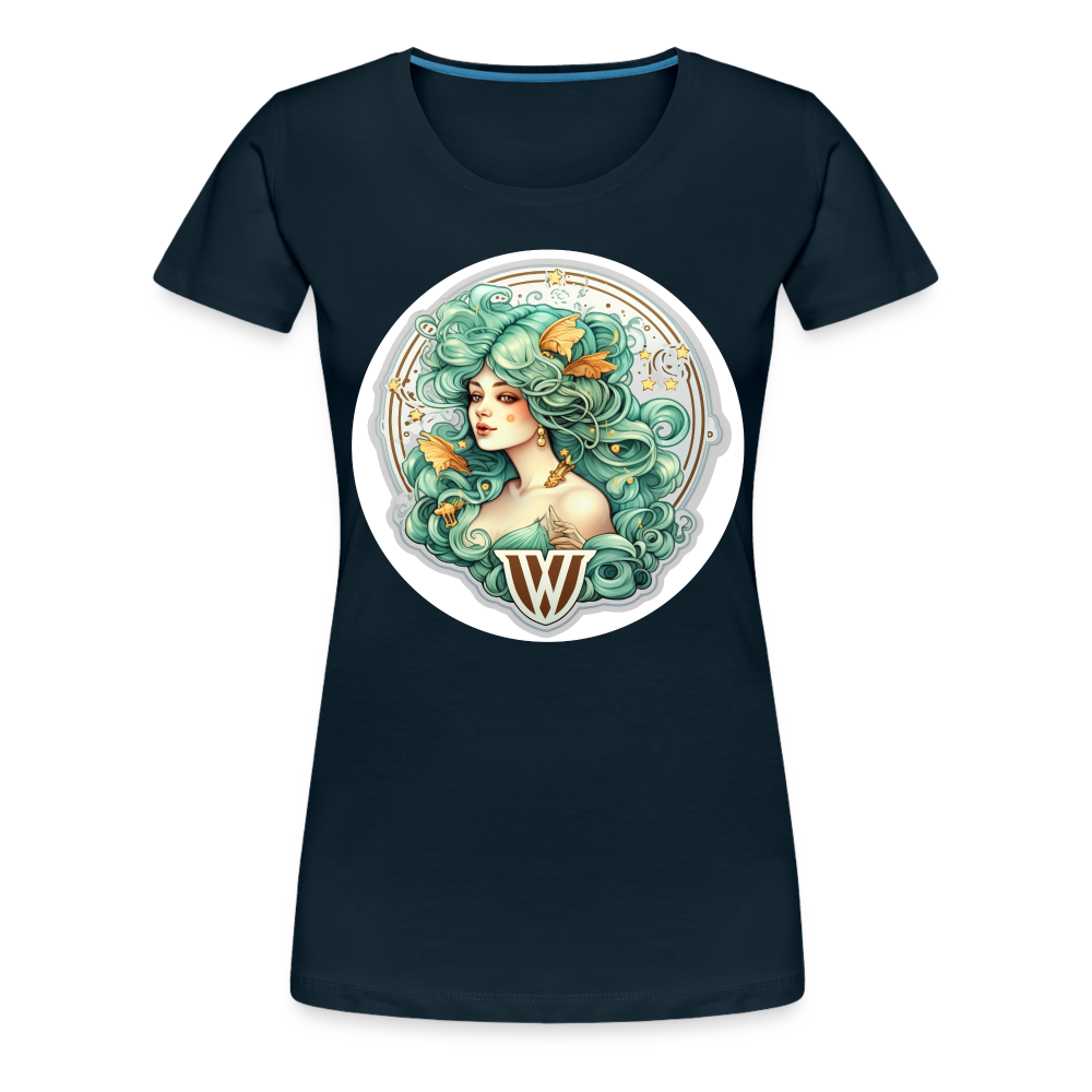 Women’s Symbol Virgo Premium T-Shirt - deep navy