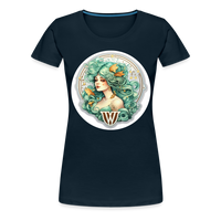 Thumbnail for Women’s Symbol Virgo Premium T-Shirt - deep navy