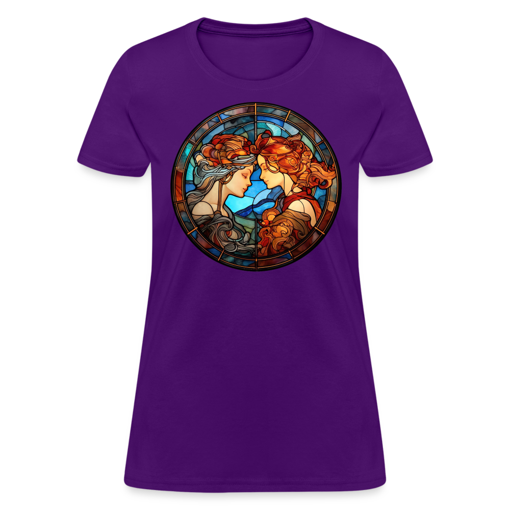 Women's Mosaic Gemini T-Shirt - purple