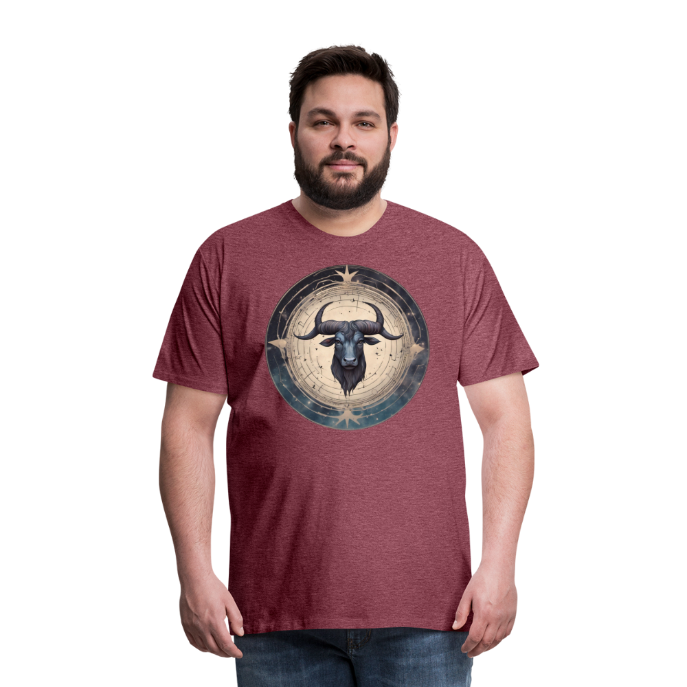 Men's Mythical Taurus Premium T-Shirt - heather burgundy