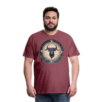 Thumbnail for Men's Mythical Taurus Premium T-Shirt - heather burgundy