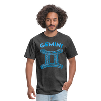 Thumbnail for Men's Power Words Gemini Classic T-Shirt - heather black