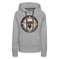 Thumbnail for Women’s Mythical Taurus Premium Hoodie - heather grey