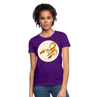 Thumbnail for Women's Mosaic Scorpio T-Shirt - purple