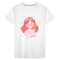 Thumbnail for Kid’s Pinky Virgo Premium Organic T-Shirt - white