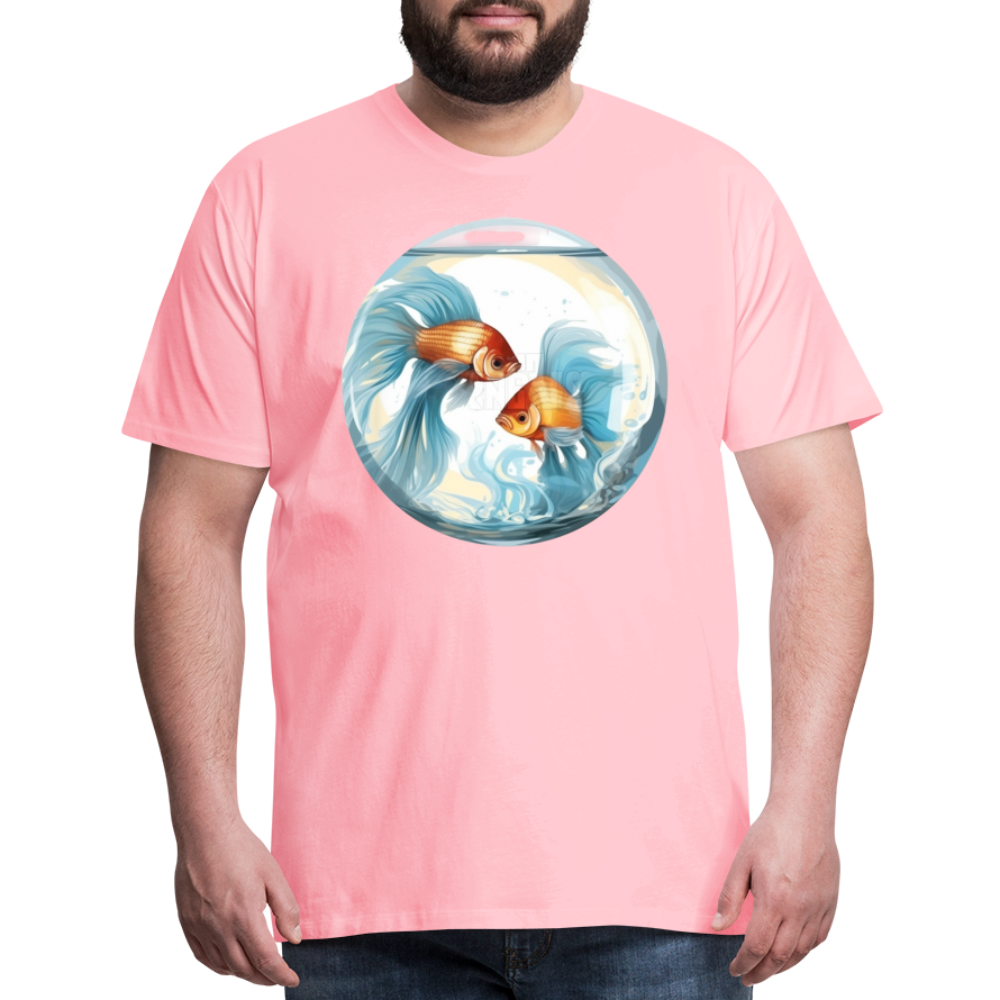 Men's Mythical Pisces Premium T-Shirt - pink