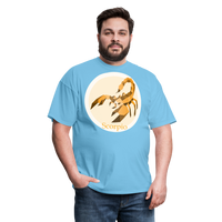 Thumbnail for Men's Mosaic Scorpio Classic T-Shirt - aquatic blue