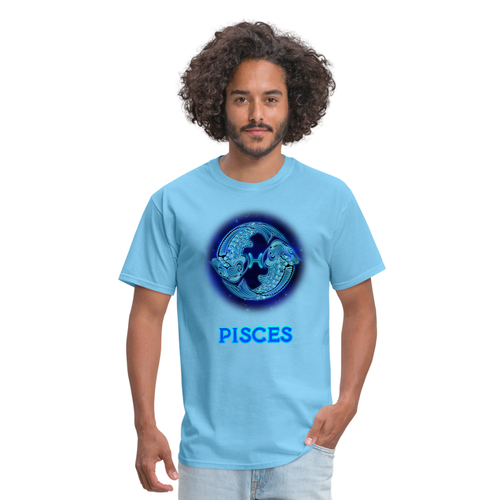 Men's Stellar Pisces Classic T-Shirt - aquatic blue