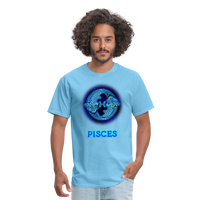 Thumbnail for Men's Stellar Pisces Classic T-Shirt - aquatic blue