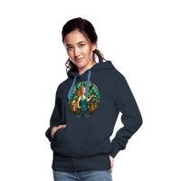 Thumbnail for Women’s Mosaic Virgo Premium Hoodie - navy