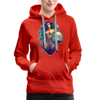 Thumbnail for Women’s Mythical Aquarius Premium Hoodie - red