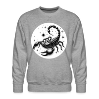 Thumbnail for Men’s Magic Scorpio Premium Sweatshirt - heather grey