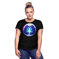 Thumbnail for Women's Magic Gemini Relaxed Fit T-Shirt - black