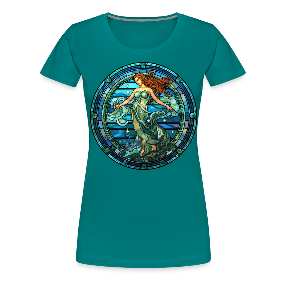 Women’s Mosaic Aquarius Premium T-Shirt - teal