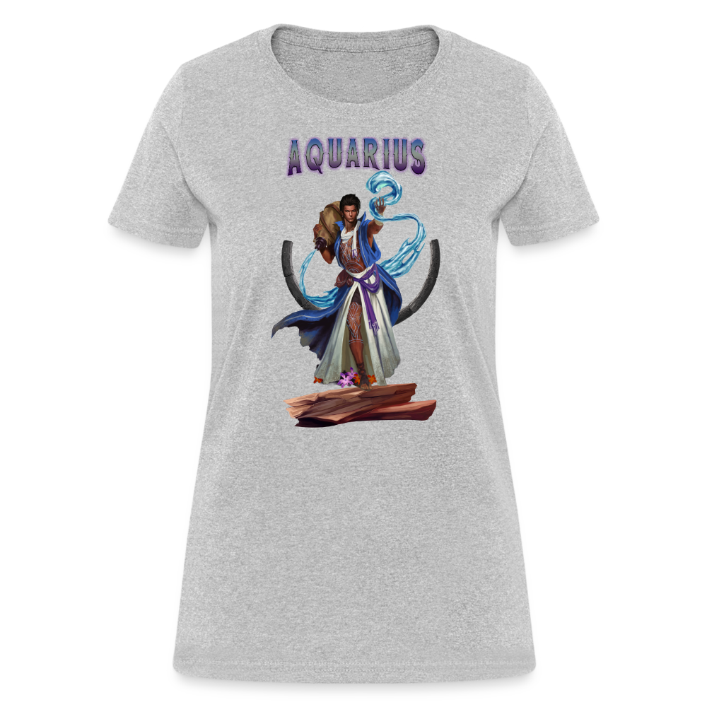 Women's Astral Aquarius T-Shirt - heather gray