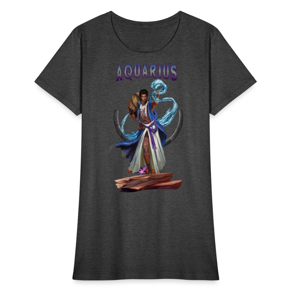 Women's Astral Aquarius T-Shirt - heather black