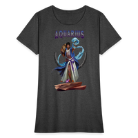 Thumbnail for Women's Astral Aquarius T-Shirt - heather black