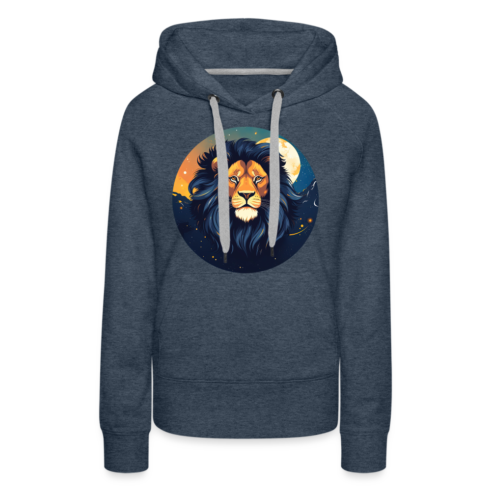 Women’s Mystic Leo Premium Hoodie - heather denim