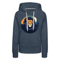 Thumbnail for Women’s Mystic Leo Premium Hoodie - heather denim