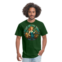 Thumbnail for Men's Mosaic Virgo Classic T-Shirt - forest green