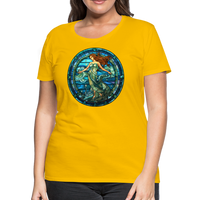 Thumbnail for Women’s Mosaic Aquarius Premium T-Shirt - sun yellow