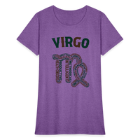 Thumbnail for Women's Power Words Virgo T-Shirt - purple heather