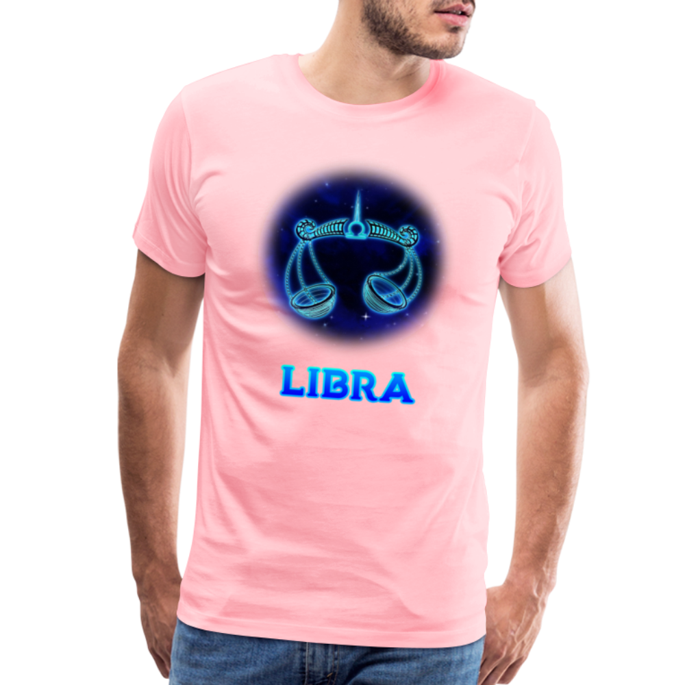 Men's Libra Premium T-Shirt - pink