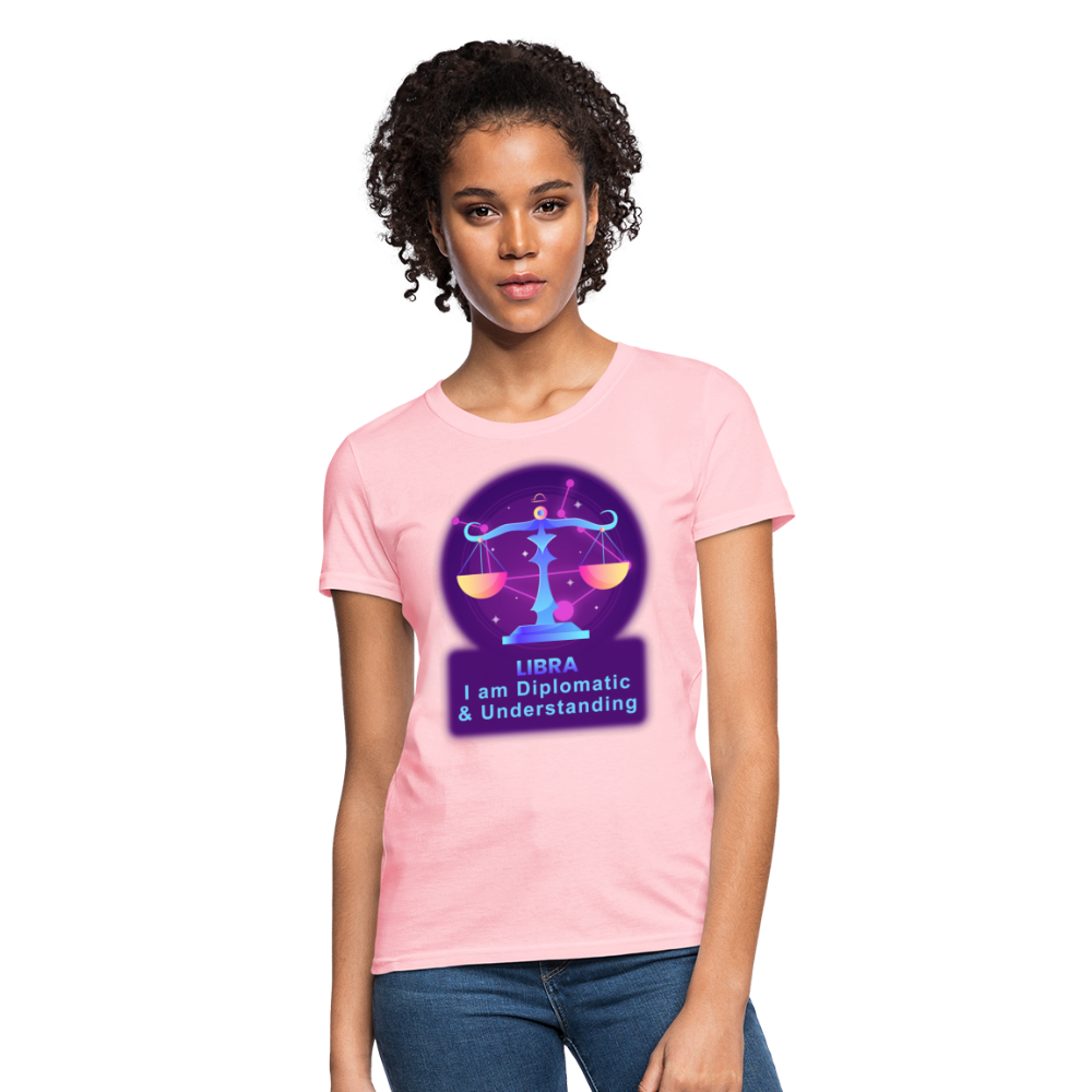 Women's Neon Libra T-Shirt - pink