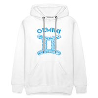 Thumbnail for Men's Power Words Gemini Premium Hoodie - white