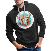 Thumbnail for Men’s Symbol Taurus Premium Hoodie - black