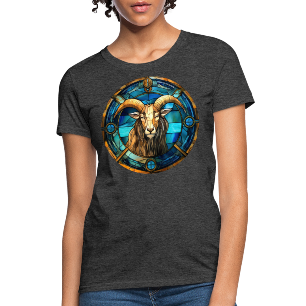 Women's Mosaic Capricorn T-Shirt - heather black