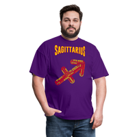 Thumbnail for Men's Power Words Sagittarius Classic T-Shirt - purple