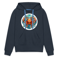 Thumbnail for Women’s Symbol Cancer Premium Hoodie - navy