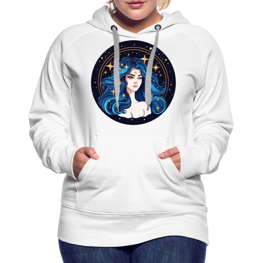 Women’s Magic Virgo Premium Hoodie - white