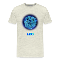 Thumbnail for Men's Leo Premium T-Shirt - heather oatmeal