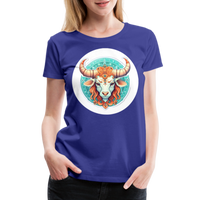 Thumbnail for Women’s Symbol Taurus Premium T-Shirt - royal blue