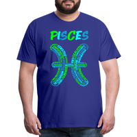 Thumbnail for Men's Power Words Pisces Premium T-Shirt - royal blue