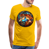 Thumbnail for Men's Mosaic Gemini Premium T-Shirt - sun yellow