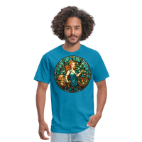 Thumbnail for Men's Mosaic Virgo Classic T-Shirt - turquoise