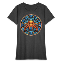 Thumbnail for Women's Mosaic Cancer T-Shirt - heather black