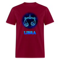 Thumbnail for Men's Stellar Libra Classic T-Shirt - burgundy