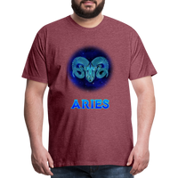 Thumbnail for Men's Aries Premium T-Shirt - heather burgundy