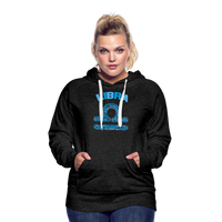 Thumbnail for Women's Power Words Libra Premium Hoodie - charcoal grey