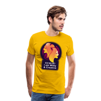 Thumbnail for Men's Glow Gemini Premium T-Shirt - sun yellow