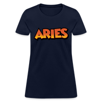 Thumbnail for Women's Aries New Design T-Shirt - navy